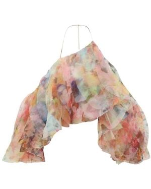 Zimmermann Sleeveless Tops - Pink