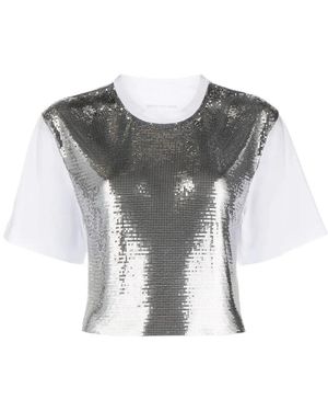 Rabanne T-Shirts - Grey