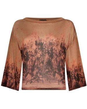 Liu Jo Round-Neck Knitwear - Brown