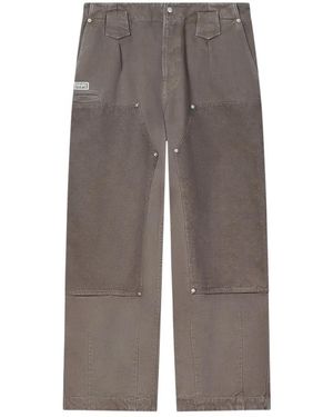 KENZO Straight Trousers - Grey