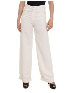 Emporio Armani Wide Jeans - Natural