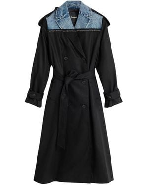 Desigual Trench Coats - Nero