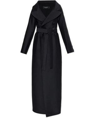 DSquared² Belted Coats - Black