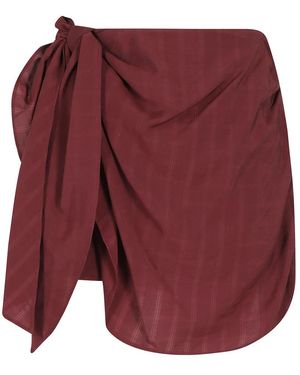 Isabelle Blanche Rokken ,Rood ,Mini Rok Met Strik