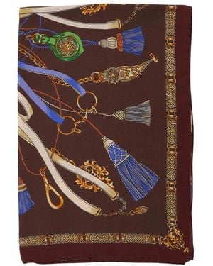 Etro Silky Scarves - Marrone