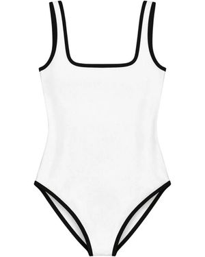 CLOEYS Badmode ,Wit ,Nylon Zwemuitrusting Uit Één Stuk - Zwart
