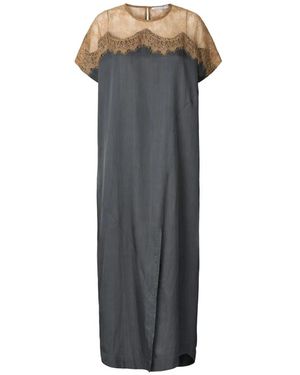 Rabens Saloner Midi Dresses - Grigio