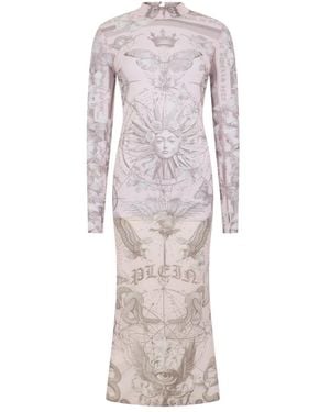 Philipp Plein Maxi Dresses - Pink