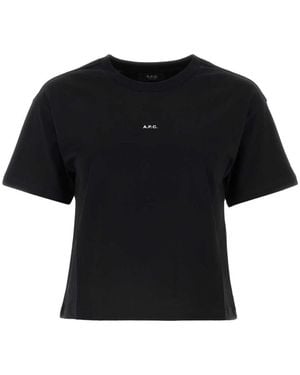 A.P.C. T-Shirts - Black