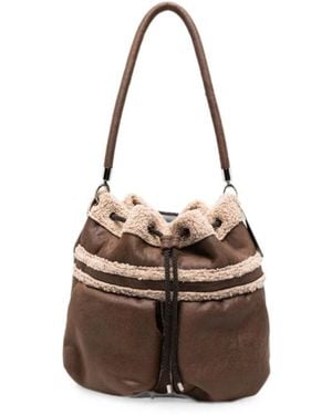 La Milanesa Lucille Beuteltasche - Braun