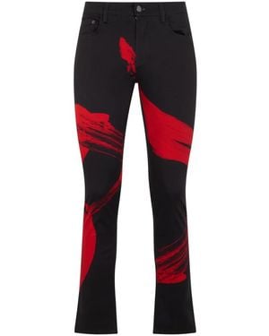 Moschino Skinny Trousers - Red