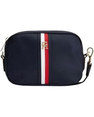 Tommy Hilfiger Tassen ,Blauw ,Nylon Popette Camera Bag