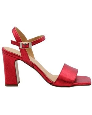 CTWLK High Heel Sandals - Red