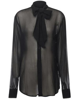 Nineminutes Overhemden ,Zwart ,Shirts