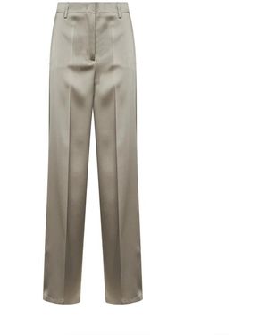 Blanca Vita Straight Trousers - Grigio