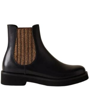 Borbonese Beatles Chelsea Boot - Schwarz