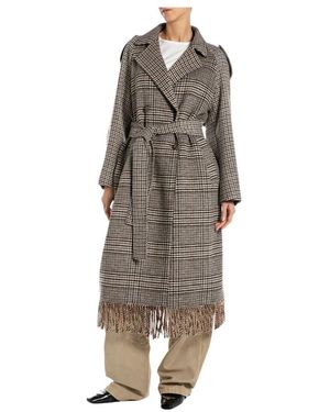 Replay Double-Breasted Coats - Marrón