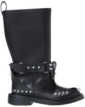 Alexander Wang Schoenen ,Zwart ,Leer Studded Leren Laarzen