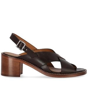 Guglielmo Rotta High Heel Sandals - Brown