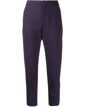 Chloé Cropped Hosen - Blau