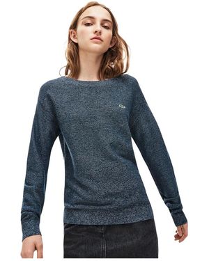 Lacoste Round-Neck Knitwear - Blue