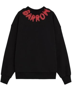 Barrow Sweatshirt Met Iconische Details - Zwart