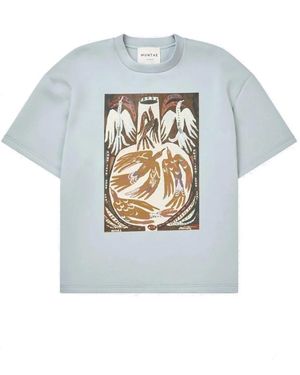 Munthe Tops ,Blauw ,Katoen T-Shirts