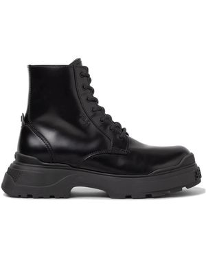 Fendi Lace-Up Boots - Negro