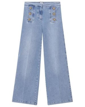 Seductive Wide Jeans - Azul