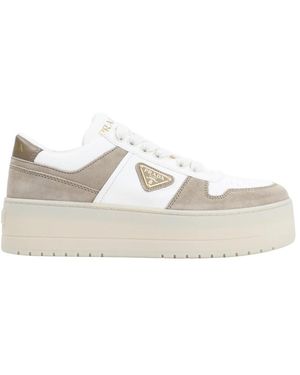 Prada Downtown Bold Sneakers - Wit