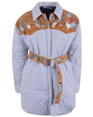 Palm Angels Shirts - Blue