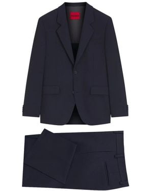 HUGO Single Breasted Suits - Azul