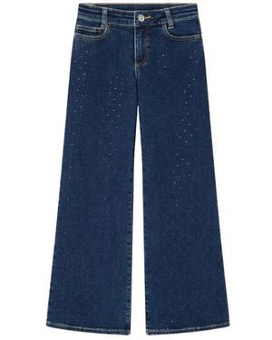 Liu Jo Jeans ,Blauw ,Katoen Straight Jeans