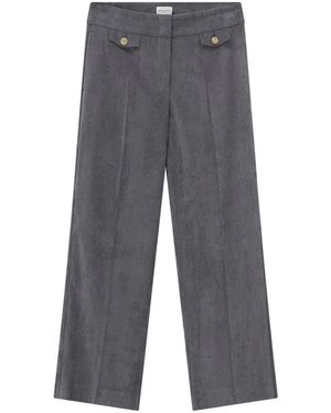 Seductive Straight Trousers - Grigio