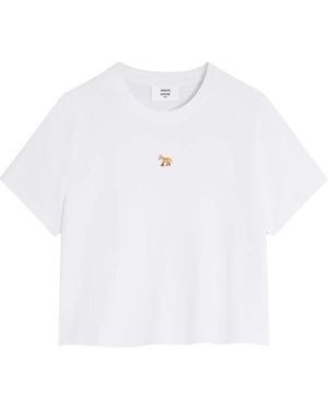 Maison Kitsuné T-Shirts - White