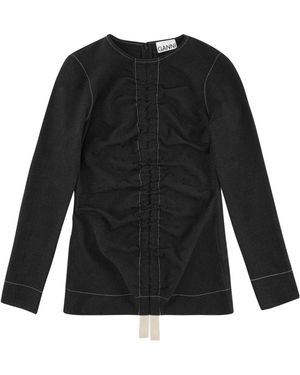 Ganni Blouses - Nero