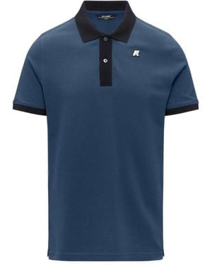 K-Way Polo Shirts - Blu
