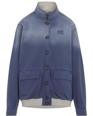 Miu Miu Bomber Jackets - Blue