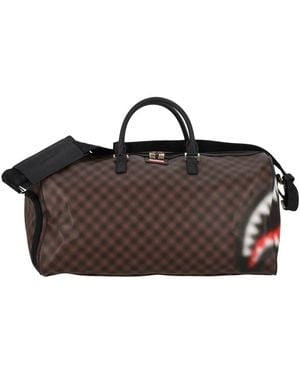 Sprayground Brauner hai in paris duffle tasche