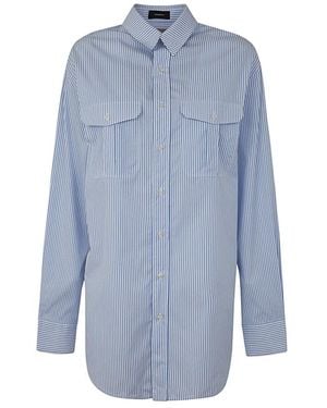 Wardrobe NYC Shirt Dresses - Azul