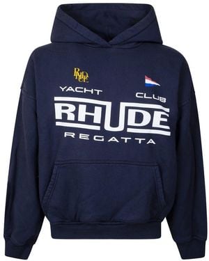 Rhude Hoodies - Blu