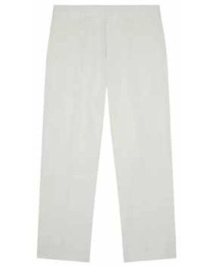Paul Smith Weiße Baumwollleinenhose Mit Geradem Schnitt