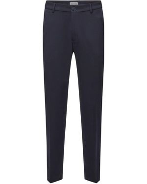 DRYKORN Slim Fit Blaue Hose Aus Nylon-Jersey