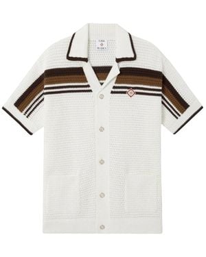 CASABLANCA Short Sleeve Shirts - Blanco