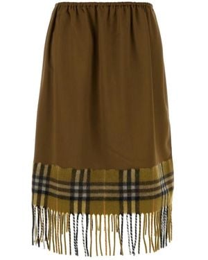 Burberry Short Skirts - Green