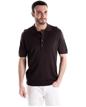 Paolo Pecora Polo Shirts - Black