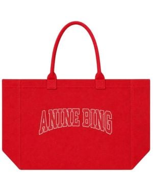 Anine Bing Tote Bags - Rosso