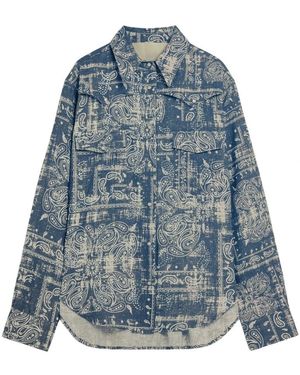 A PAPER KID Camicia - Blau