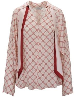 Elisabetta Franchi Blouses - Pink