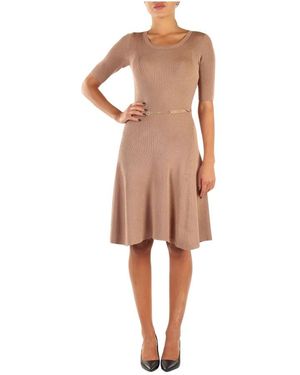 Marciano Laila Rippstrick Kleid - Natur